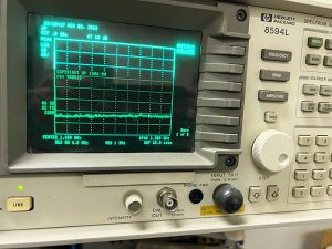 BNC Connector on HP 8594L Spectrum Analyzer