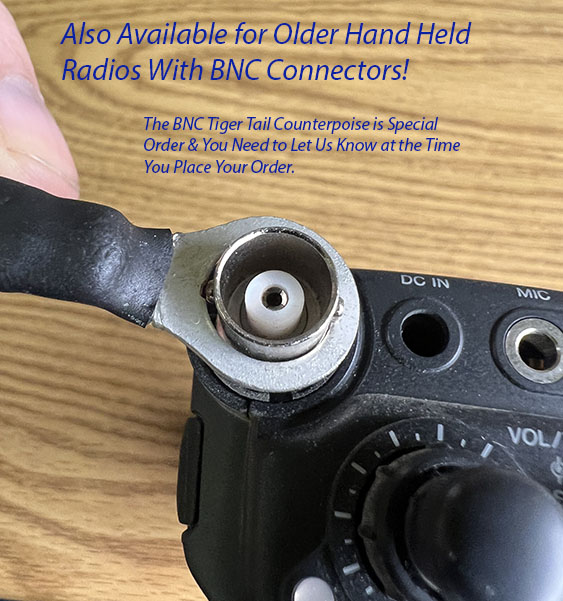 HAM 2 Band Tiger Tail Counterpoise Tactical Highest Quality & Very Affordable - 1 Size Fits Most Modern Handhelds - Image 9